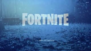 1 Hour Of RELAXING Fortnite Theme Song And Rainstorm Ambience [upl. by Ireland]