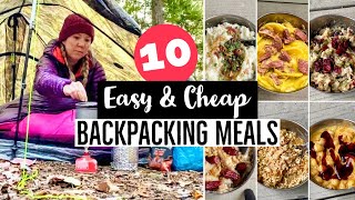 10 Easy Backpacking Recipes  thru hiker friendly and cheap [upl. by Cleaves594]