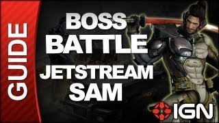 Metal Gear Rising Revengeance  Jetstream Sam Boss Fight S Ranking Revengeance Difficulty [upl. by Ardnaeed]