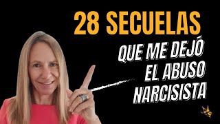 28 SECUELAS DEL ABUSO NARCISISTA [upl. by Nyluqcaj]