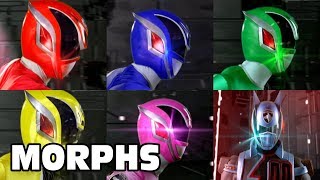 SPD  All Ranger Morphs  Power Rangers Official [upl. by Edorej451]