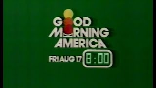 ABC Network  Good Morning America  WLS TV Complete Broadcast 8171979 📺 [upl. by Rushing755]