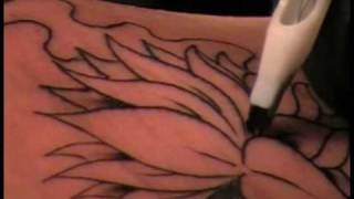 Shading Techniques for a Color Tattoo [upl. by Allan74]