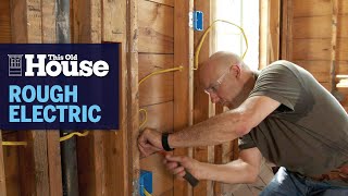 How to Install Rough Electricity  This Old House [upl. by Areip402]