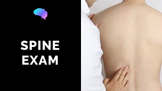 Spine Examination  OSCE Guide  UKMLA  CPSA  PLAB 2 [upl. by Soirtimid]