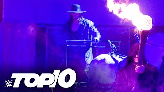 The Undertaker’s greatest entrances WWE Top 10 Nov 1 2020 [upl. by Herc]