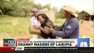 Elderly masons in Laikipia thrive with ISSB housing technology [upl. by Lattie]