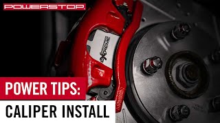 Helpful Tips For Installing A New Caliper  PowerStop [upl. by Rraval538]