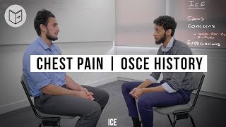 Chest Pain  OSCE history taking for Medical Students  Drs Manual [upl. by Notgnilliw506]