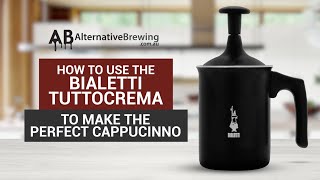 How to Use the Bialetti Tuttocrema Milk Frother [upl. by Htidra]