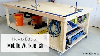 How to Build a Mobile WorkbenchUltimate Assembly and Outfeed Table [upl. by Ettesil]