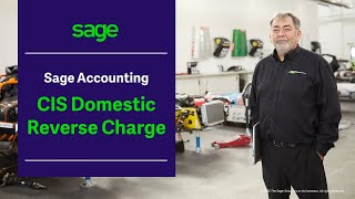 Sage UK  Sage Accounting  CIS Domestic Reverse Charge VAT [upl. by Kiona283]