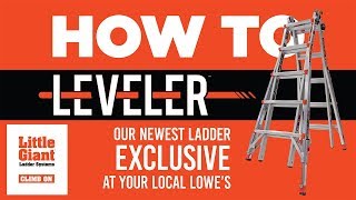 Little Giant Ladders  Leveler  HowTo [upl. by Windy]