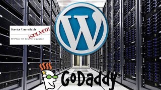 503 Service Unavailable Error in WordPress using Godaddy Server [upl. by Luther702]