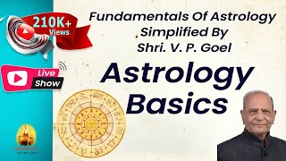 Fundamentals of Astrology Simplified By Shri V P Goel  Astrology Basics [upl. by Nyladnek]