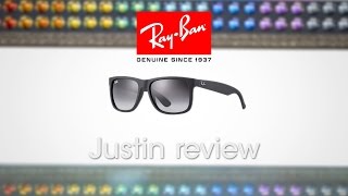 RayBan Justin Sunglasses Review  SportRx [upl. by Aicilic]