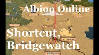 Albion Online  Caerleon to Bridgewatch fast almost safely [upl. by Arlie]