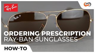 How to Order Prescription Ray Ban Sunglasses  SportRx [upl. by Inad323]