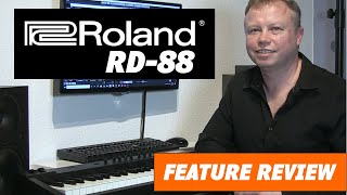 Roland RD88 Full Demo amp Feature Review [upl. by Ahsyekal]