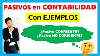 Que es un PASIVO en CONTABILIDAD [upl. by Alyson]