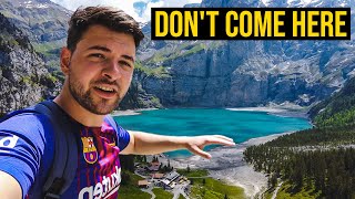 THIS you Need to Know  Oeschinensee Switzerland  Hike from Kandersteg  DJI Mavic Mini Cinematic [upl. by Ardnahcal]