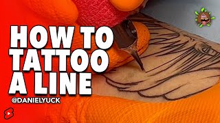 How To Tattoo A Line [upl. by Thin]