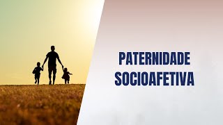 Paternidade socioafetiva [upl. by Neurath]