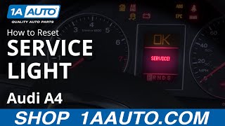 How to Reset Service Light 0409 Audi A4 [upl. by Ikkaj399]