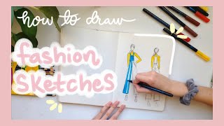 How To Draw Fashion Sketches and Figures [upl. by Cyndy]