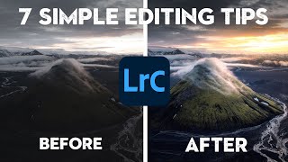 7 SIMPLE LIGHTROOM TIPS every beginner photographer should know [upl. by Asssilem794]