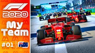 F1 2020 Career Mode Part 1 Creating my own F1 team [upl. by Nissy894]