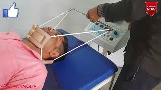 Cervical traction machine Uses Physiotherapy HCD444 [upl. by Sondra181]