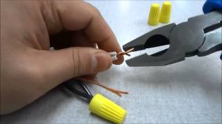 How To Connect Electrical Wires Together Tutorial [upl. by Sashenka]