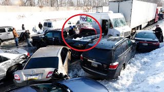 Ice and Snow Car Crash Compilation  Snow Car Crashes  Snow Vs Car [upl. by Anilram]