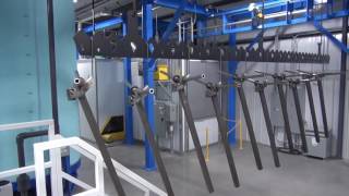 Powder Coating System  Fully Automated and Custom [upl. by Adnole]