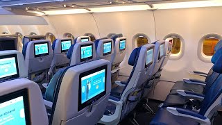 Brandnew Air Transat Airbus A321neoLR Full Economy Experience  Front of Cabin Seats  YYZYUL [upl. by Waechter]