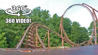 Tennessee Tornado VR 360 Roller Coaster POV Dollywood [upl. by Anneehs]