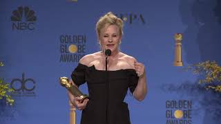 Patricia Arquette  2019 Golden Globes  Full Backstage Interview [upl. by Ibocaj983]