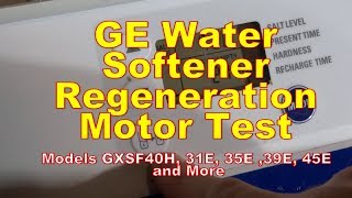 GE Water Softener ep7 Diagnostic Mode Procedure [upl. by Nattirb]