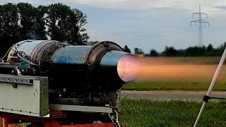 Handmade Jet Engine Improvements Mishaps Testing Full afterburner [upl. by Ludba]