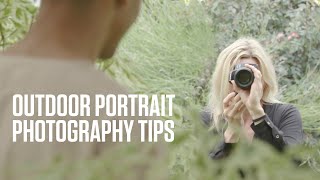 Canon Tips  How to shoot portraits outdoors [upl. by Dareg]