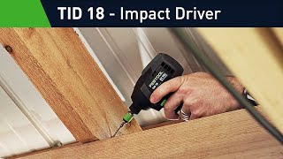 TID 18 Impact Driver [upl. by Amahcen]