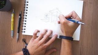 Top 6 Architecture Sketching Techniques [upl. by Llerej303]