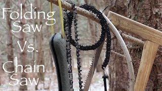 Bushcraft Saws  A Comparison of Popular Folding and Handheld Chain Saws [upl. by Manley]