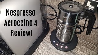 Nespresso Aeroccino 4 Milk Frother Review  Worth upgrading from the Aeroccino 3 [upl. by Rye]