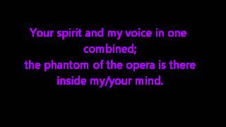 The Phantom of the Opera 2004 Lyrics on screen [upl. by Samanthia]