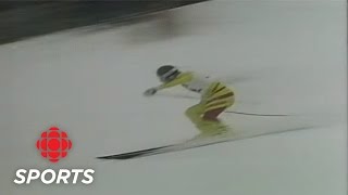 Todd Brookers Notorious Ski Crash in Kitzbuhel in 1987 [upl. by Faria478]