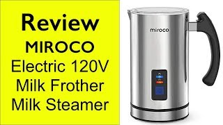 Review Miroco Milk Frother  How to make froth milk at home [upl. by Nylirret]