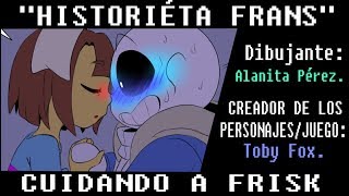 Cuidando a Frisk SANS X FRISK comic mejorado UNDERTALE [upl. by Redneval]