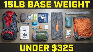 Budget Backpacking Gear for Beginners [upl. by Adnarb144]